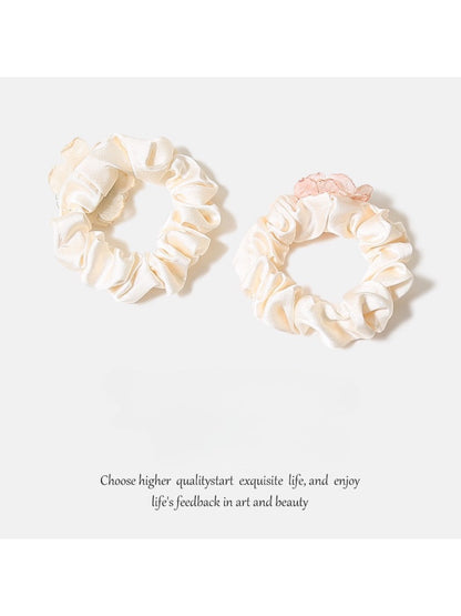 Gifty - Satin Camellia Hair Scrunchies