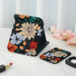 Mirroray - Double Sided Floral Printed Folding Makeup Mirror