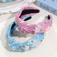 Gifty - Starfish Accent Sequined Wide Knot Headband