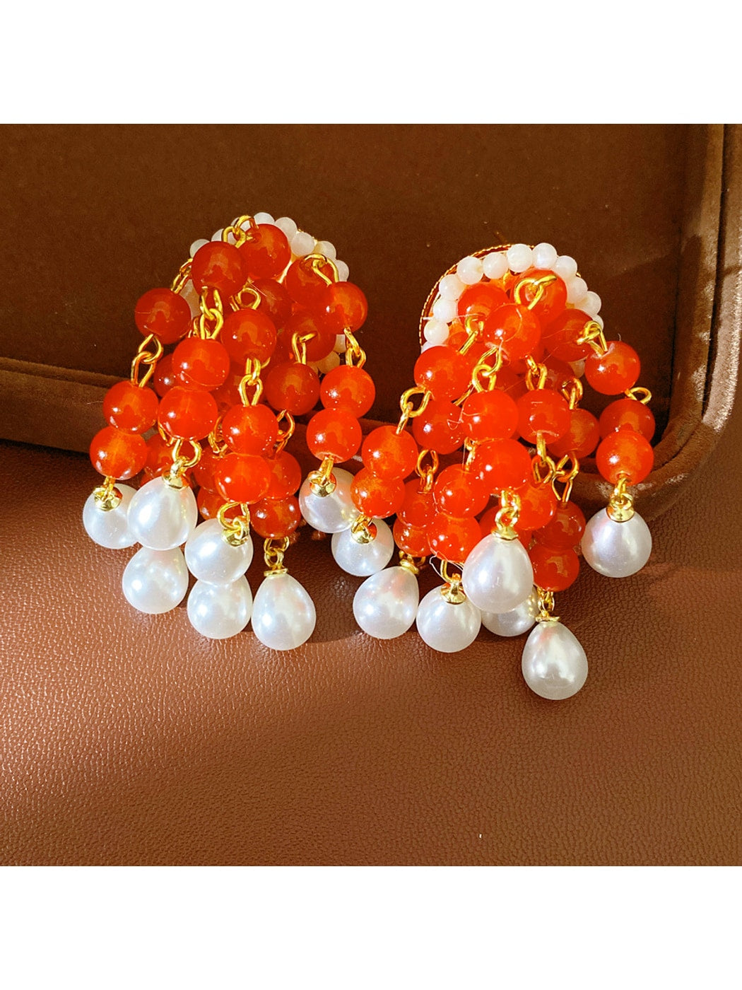 Earedge - Vintage Geometric Tassel Stud Earrings