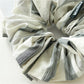 Gifty - Multi Pleated Plaid Scrunchie Hair Ring