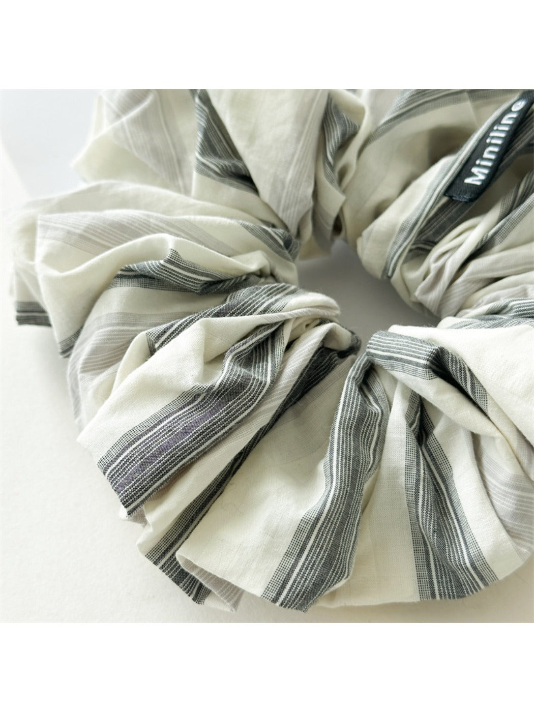 Gifty - Multi Pleated Plaid Scrunchie Hair Ring