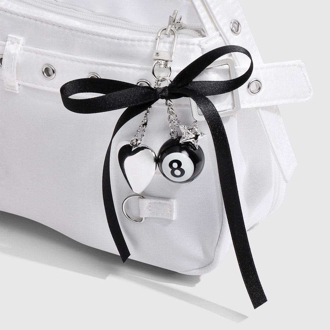Keypus - Modern Ball Design Bow Fresh Keychain