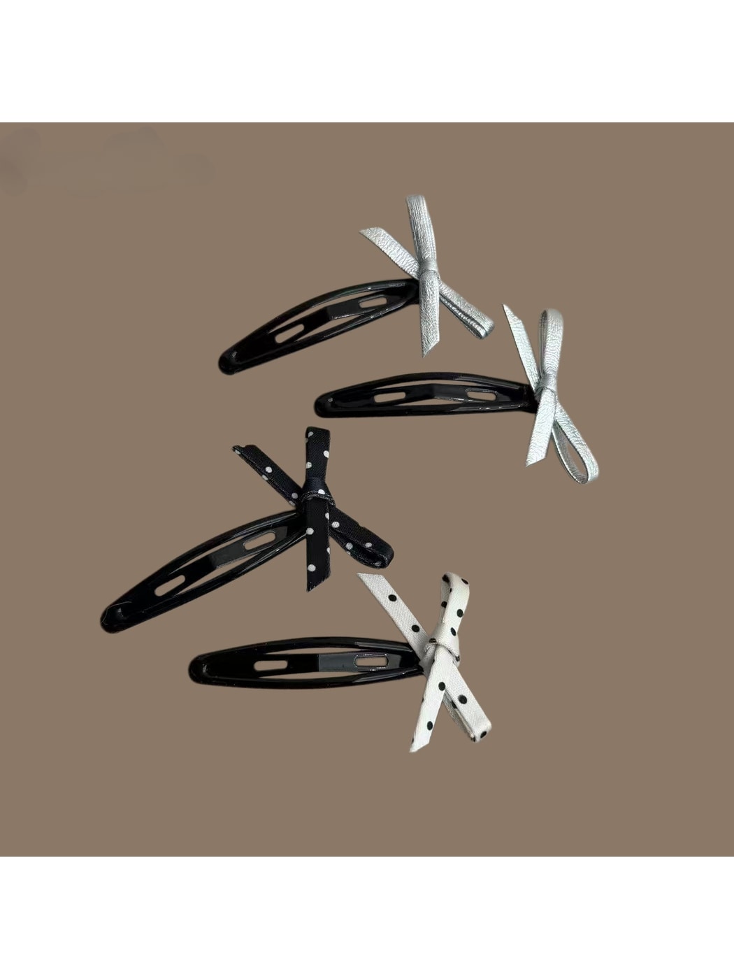 Beau - Minimalist Bow Barrette Front Hair Clip