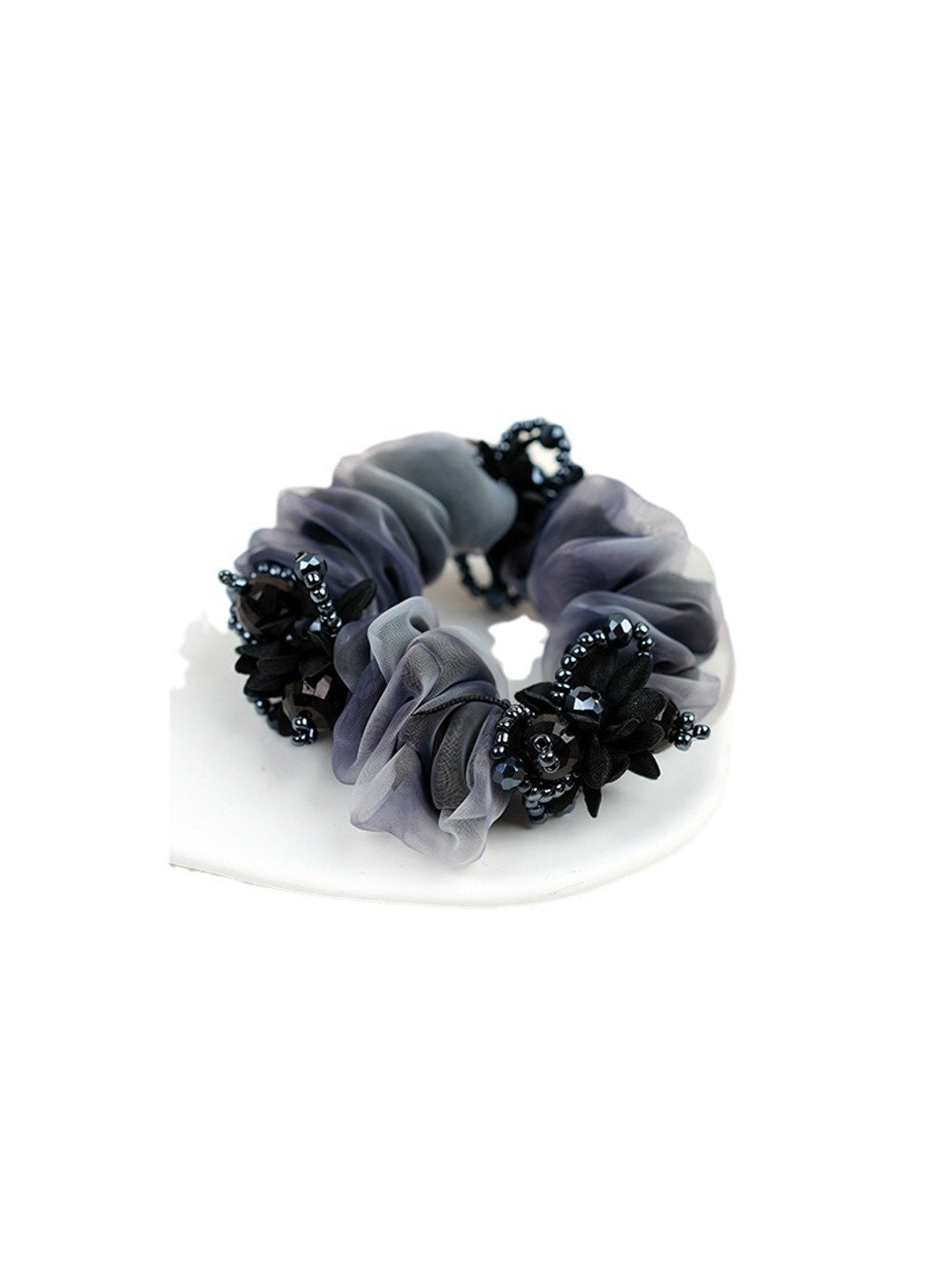 Gifty - Retro Mesh Look Polyester Scrunchie