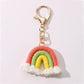 Keypus - Cute Rainbow Fringe Keychain