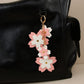 Keypus - Cherry Blossom PU Alloy Keychain