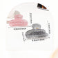 Beau - Shiny Half Circle Hair Claw Clip