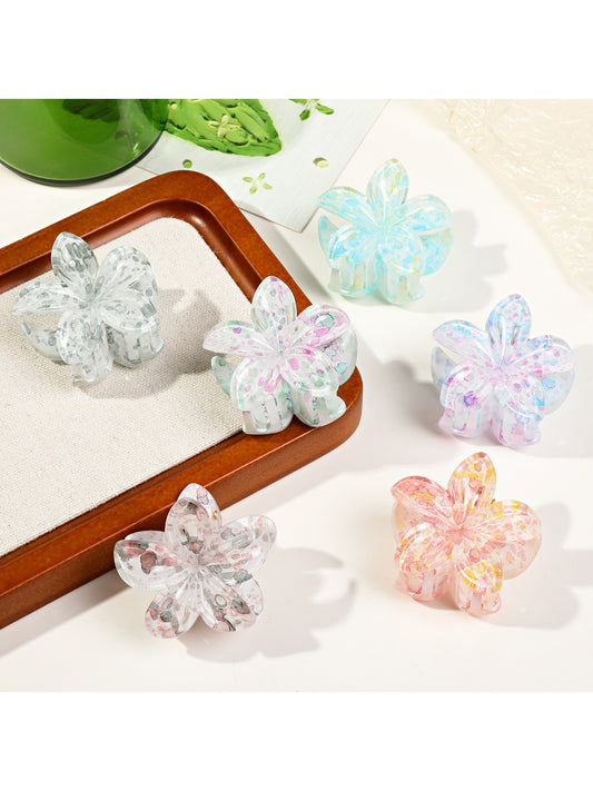Beau - Colorful Frangipani Hair Clips