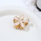 Beau - Flower Petal Alloy Resin Claw Hair Clip