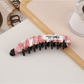 Beau - Retro Plaid Curved Hair Styling Banana Clip