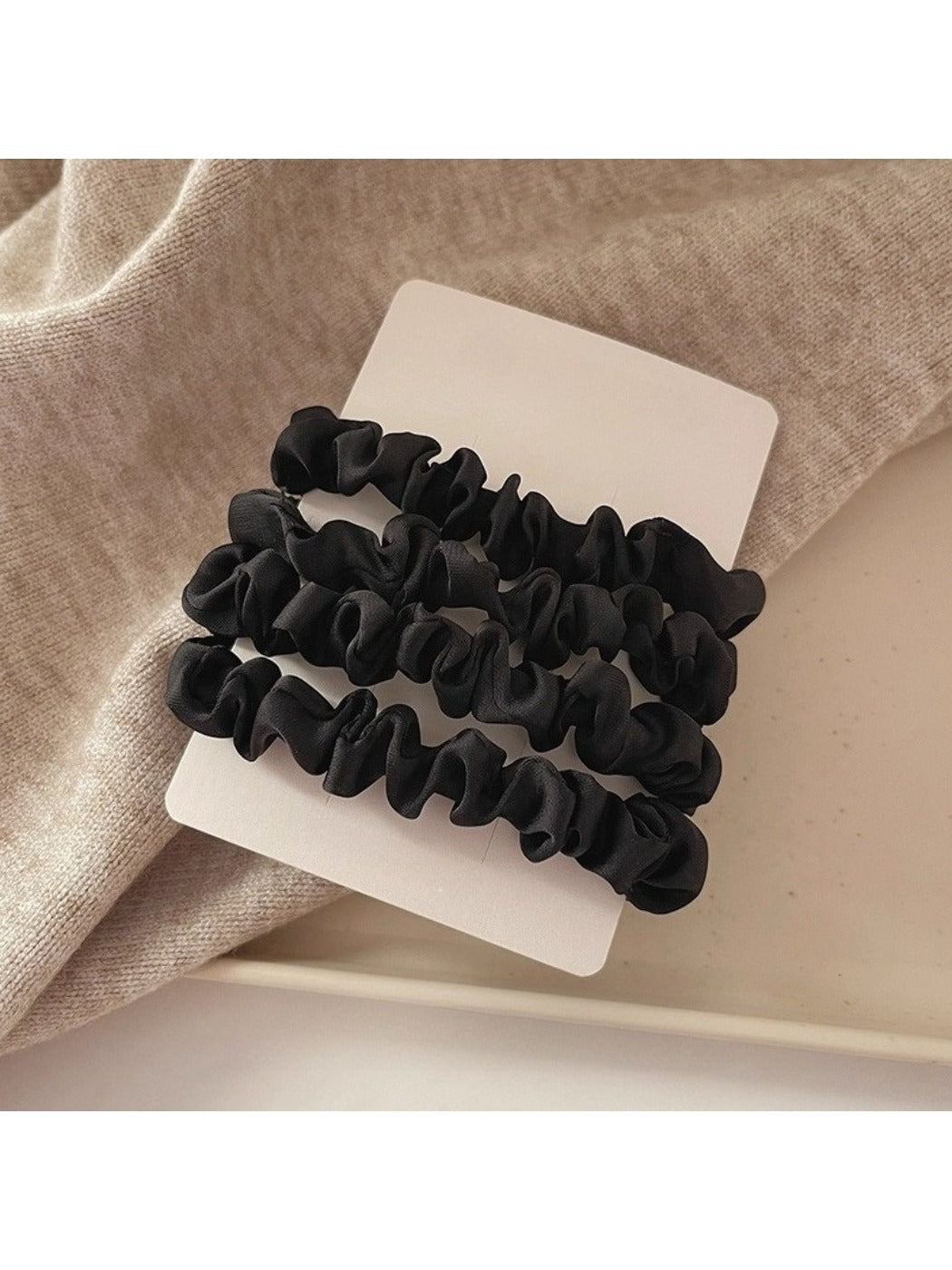 Gifty - 4 Pack Solid Color Hair Ties