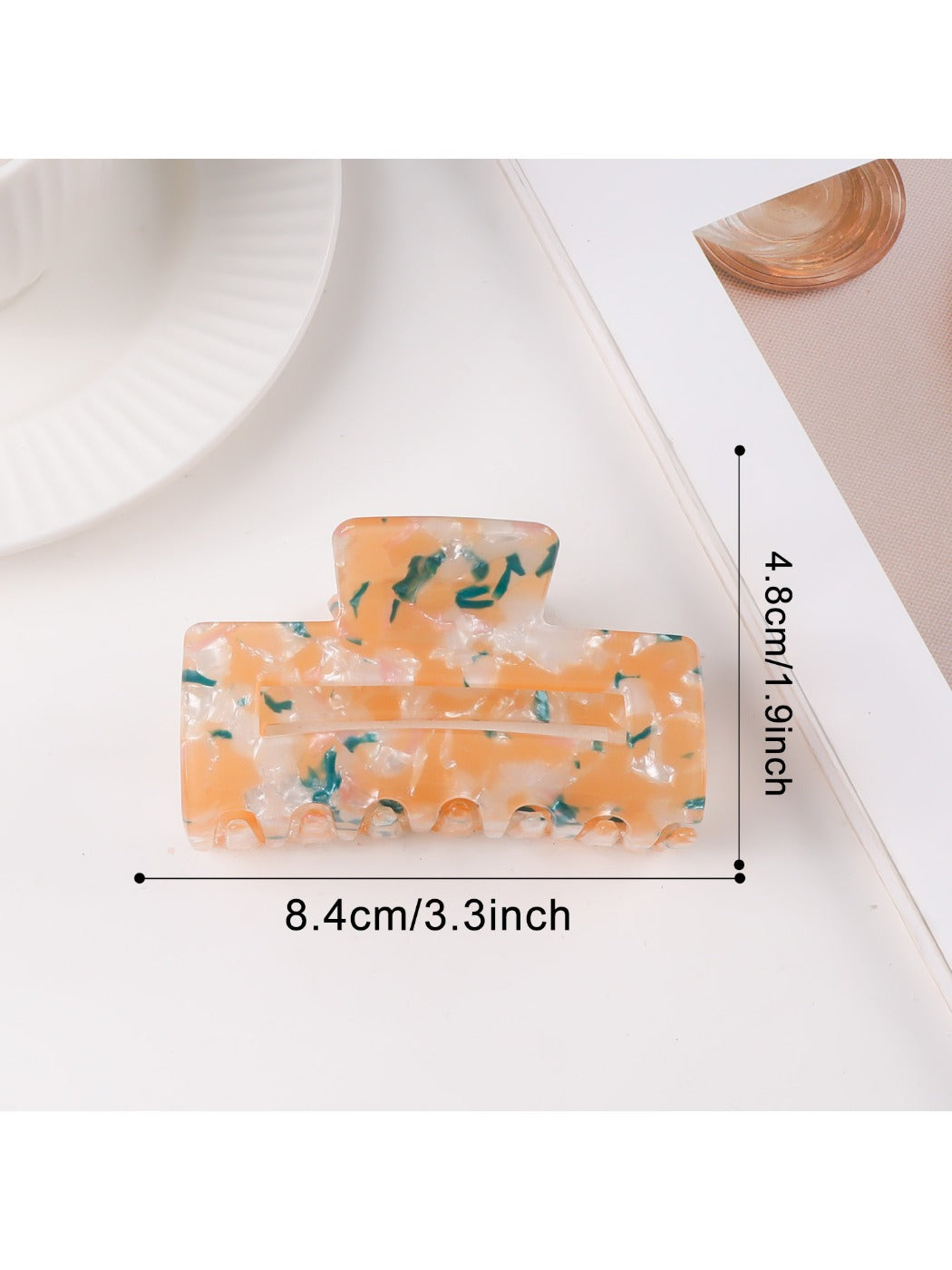 Beau - Stylish Square Shark Claw Clip