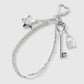 Keypus - Key and Bow Beaded Design Keychain