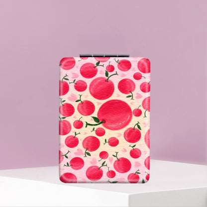 Mirroray - Cartoon Watermelon Print Folding Makeup Mirror
