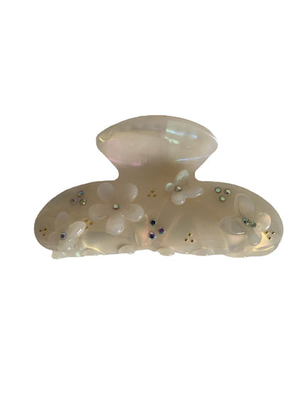 Beau - Fresh Flower Butterfly Pattern Hair Clip
