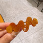 Beau - Geometric Wave Acetate Fiber French Barrette