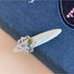 Beau - Acetate Flower Duckbill Side Hair Clip