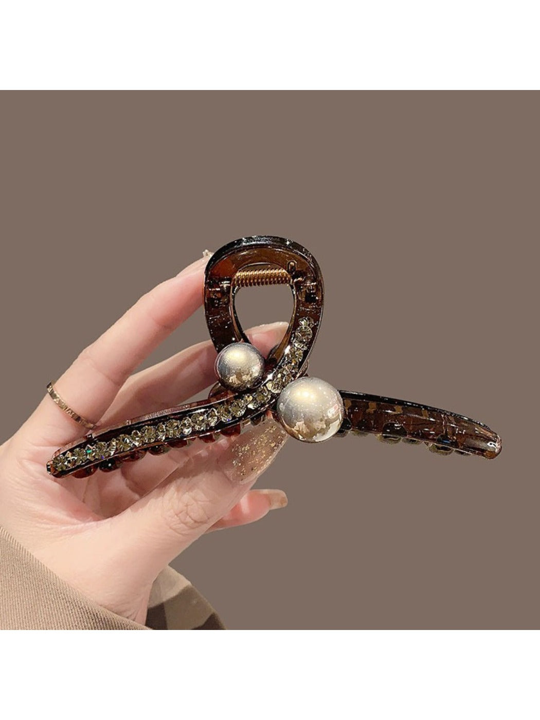 Beau - Versatile Shiny Half-Circle Hair Clip