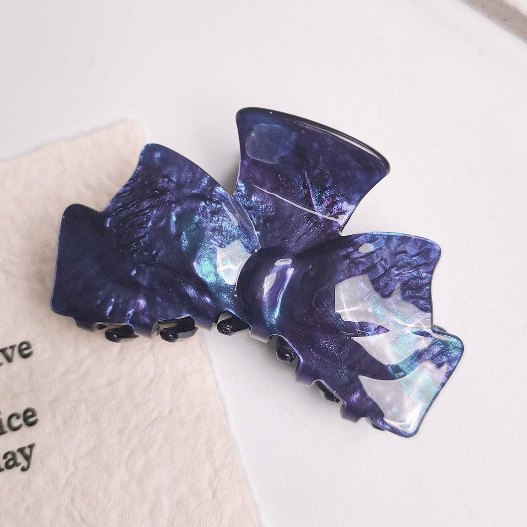 Beau - Starry Dyed Bow Shaped Claw Clip