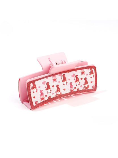 Beau - Pink Valentine'S Day Hair Claw Clip