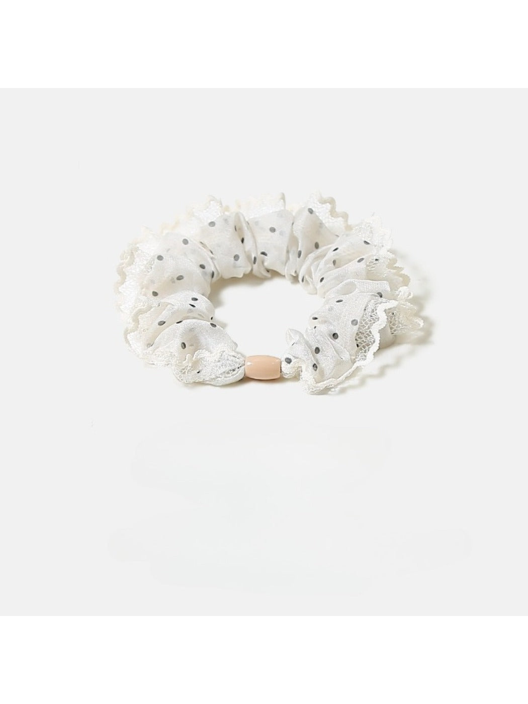 Gifty - Chic Lace Polka Dot Scrunchies