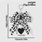 Keypus - Y2K Leopard Print Bow Dangle Bag Charm Keychain