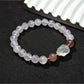Side view of Lovra minimalist beaded bracelet showing bead texture and color contrast