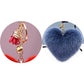 Keypus - Plush Heart Shaped Bag Charm Keychain