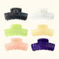 Beau - Checker Pattern Acetate Fiber Claw Clip