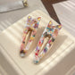 Beau - Glossy Printed Cat Detail Hair Clip Set