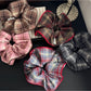 Gifty - Women's Plaid Large Intestine Hair Ring
