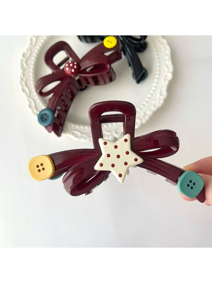 Beau - Charming Bow Shaped Hair Claw Clip