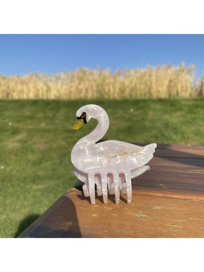 Beau - Bird Acetate Claw Clip