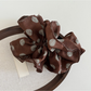 Gifty - Double Layer Chiffon Polka Dot Scrunchie