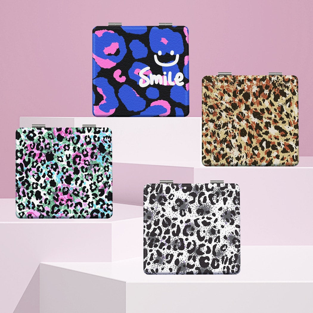 Mirroray - Printed Travel Folding Compact Makeup Mirror