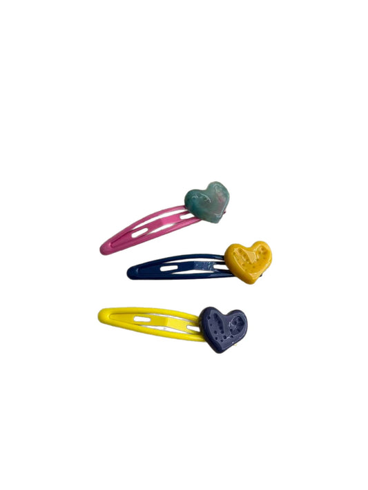 Beau - Sweet Heart Shape Side Hair Clip
