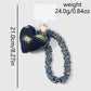 Keypus - Y2K Heart Chain Detail Polyester Keychain