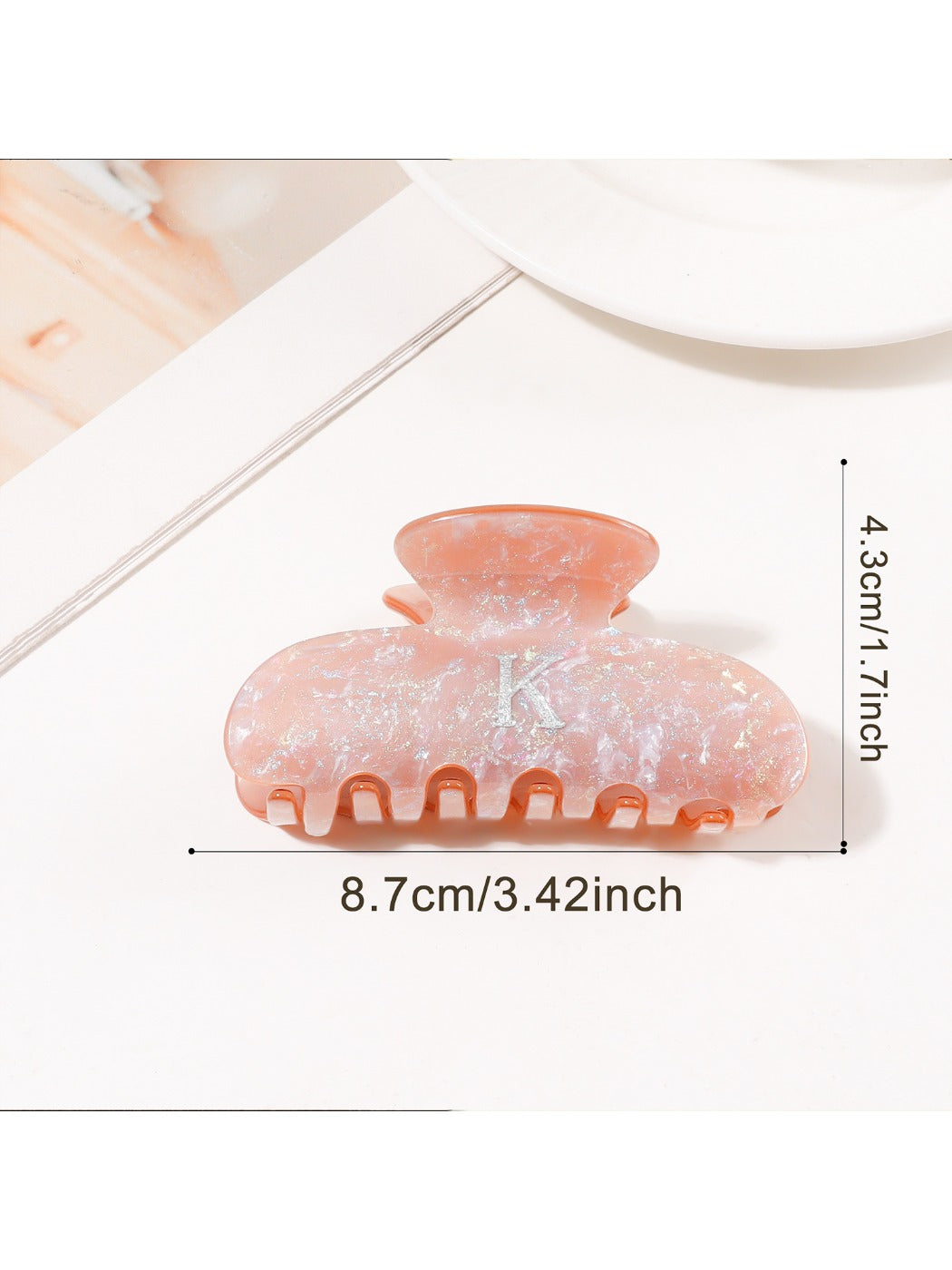 Beau - Delicate Half Moon Hair Claw Clip