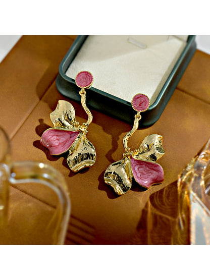 Earedge - Luxe Iris Floral Earrings