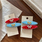 Beau - Cute Colorful Oval Hair Clips Set