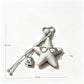 Keypus - Minimalist Artificial Leather Star Keychain