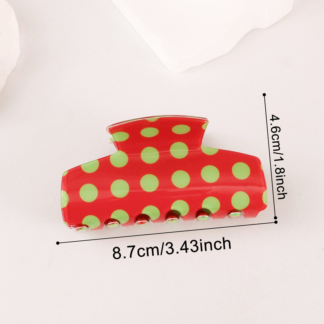Beau - Simple Sweet Polka Dot Claw Clip