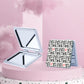 Mirroray - Heart Detail Rectangle Folding Compact Mirror