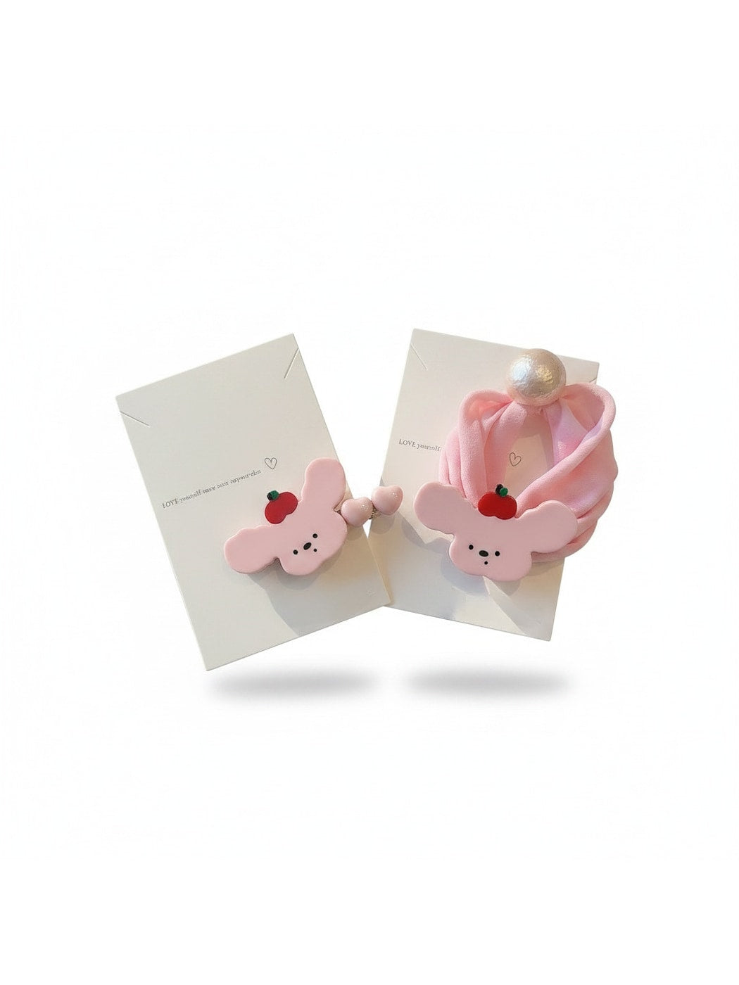 Gifty - Cute Dog Bead Detail Elastic Scrunchie
