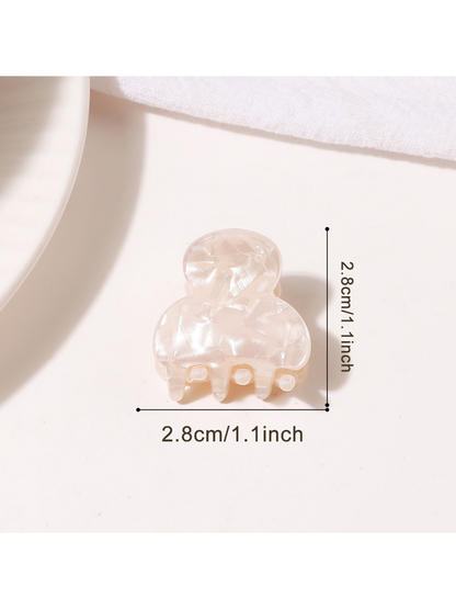 Beau - Glossy Mini Textured Hair Styling Claw Clip