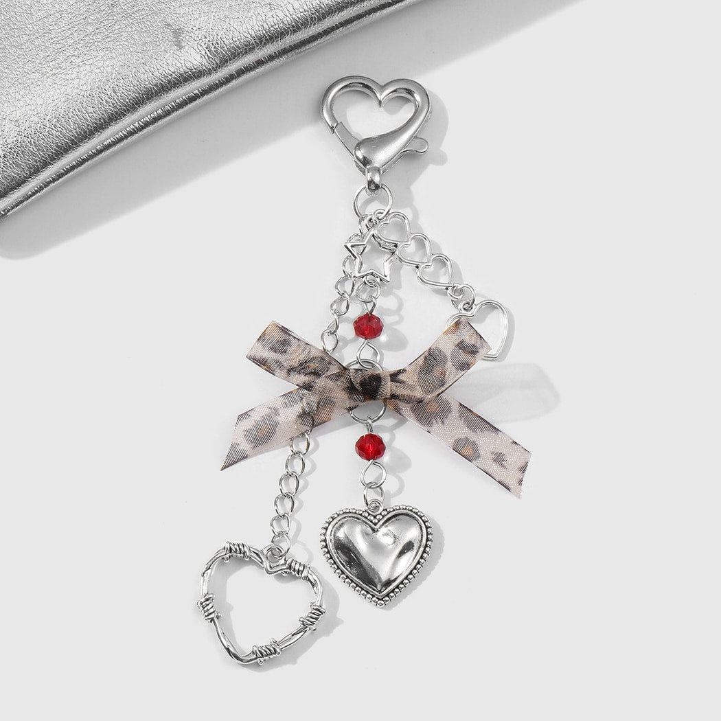 Keypus - Y2K Heart Chain Butterfly Star Keychain