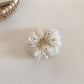 Gifty - Textured Daisy Pattern Polyester Scrunchie