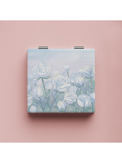 Mirroray - Vintage Rose Illustration Vanity Mirror