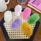 Beau - Soft Plush Solid Geometric Hair Clip